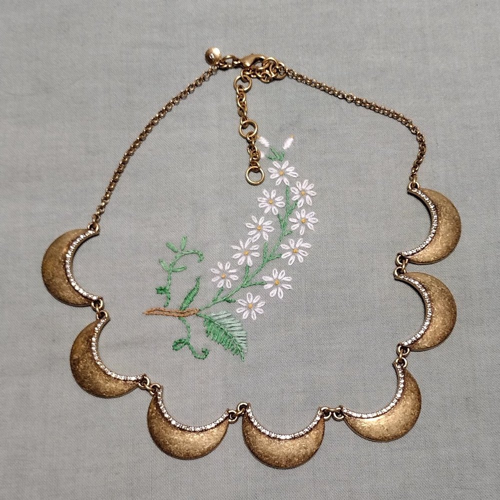 J. Crew Crescent Necklace